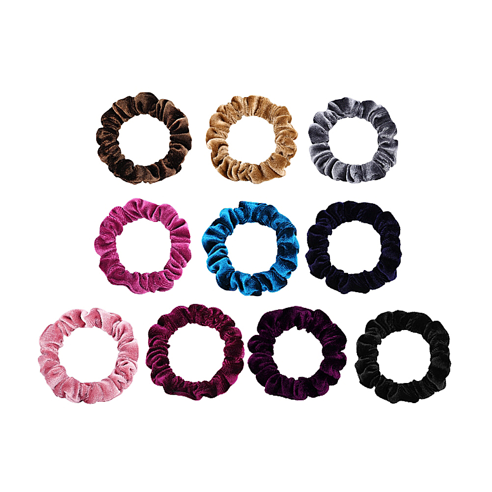 10pcs Plush Hair Loop Fabric Seamless Hair Rings HighStretch Hair Rope