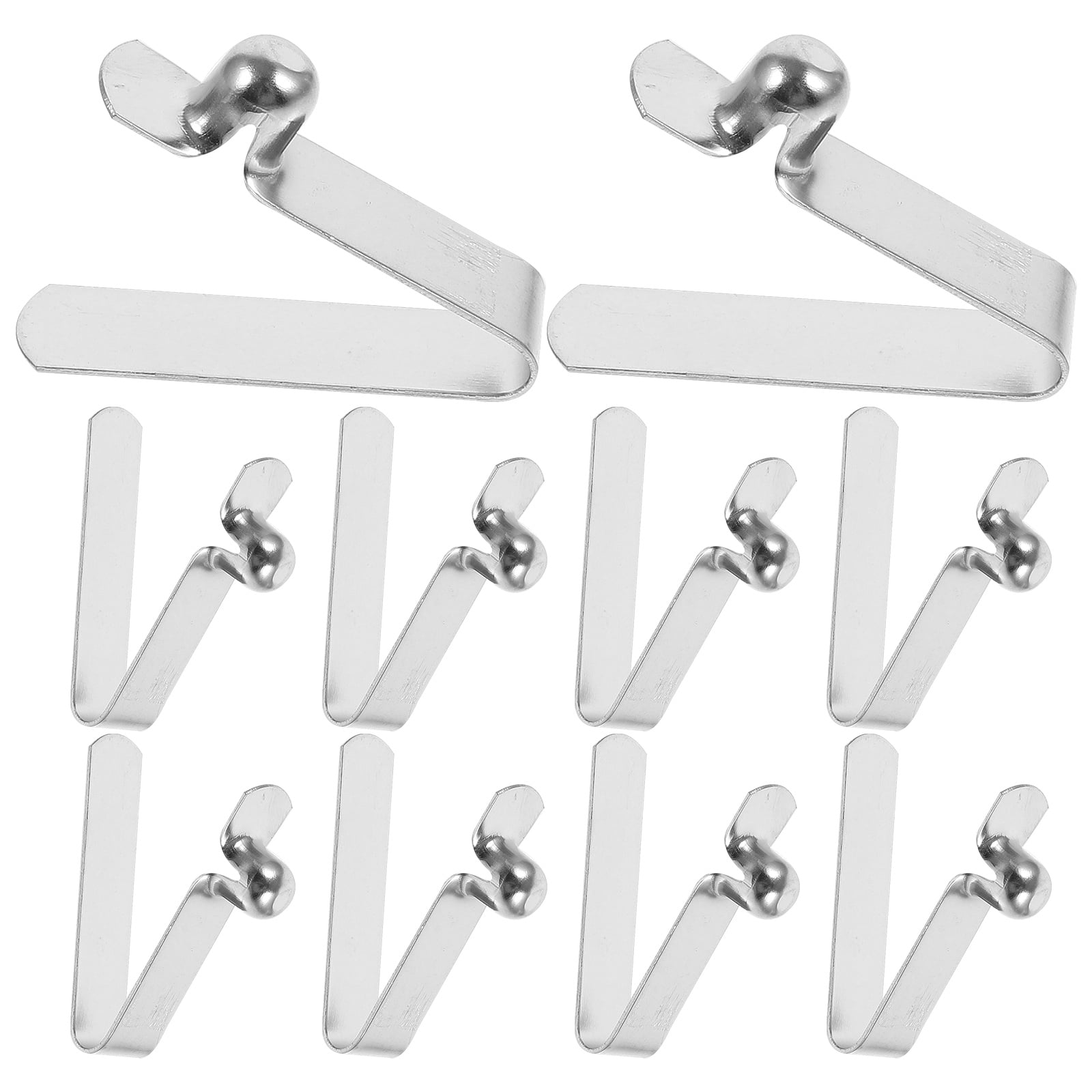 10pcs Pole Clips Pole Push Buttons Spring Snap Clips Umbrella Repair