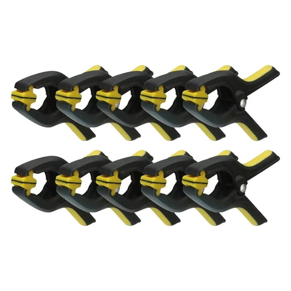 10pcs Portable Sturdy Plastic Spring Clamp Accessory for Projects Craft Supplies Photography and Everyday Home Use