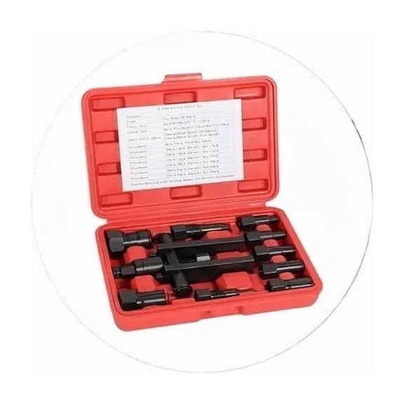10pcs Practical Bearing Puller Motorcycle Bearing Removal Tool Puller with Box Motorcycle Internal Bearing Puller Kits ,Widely Applications