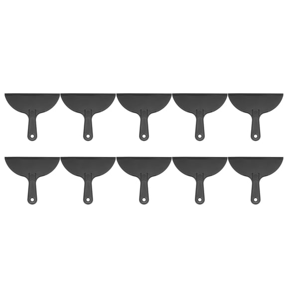 10pcs Putty Scraper 8" Width 6mm Thin Flexible Plastic Putty Knife for Taping Painting