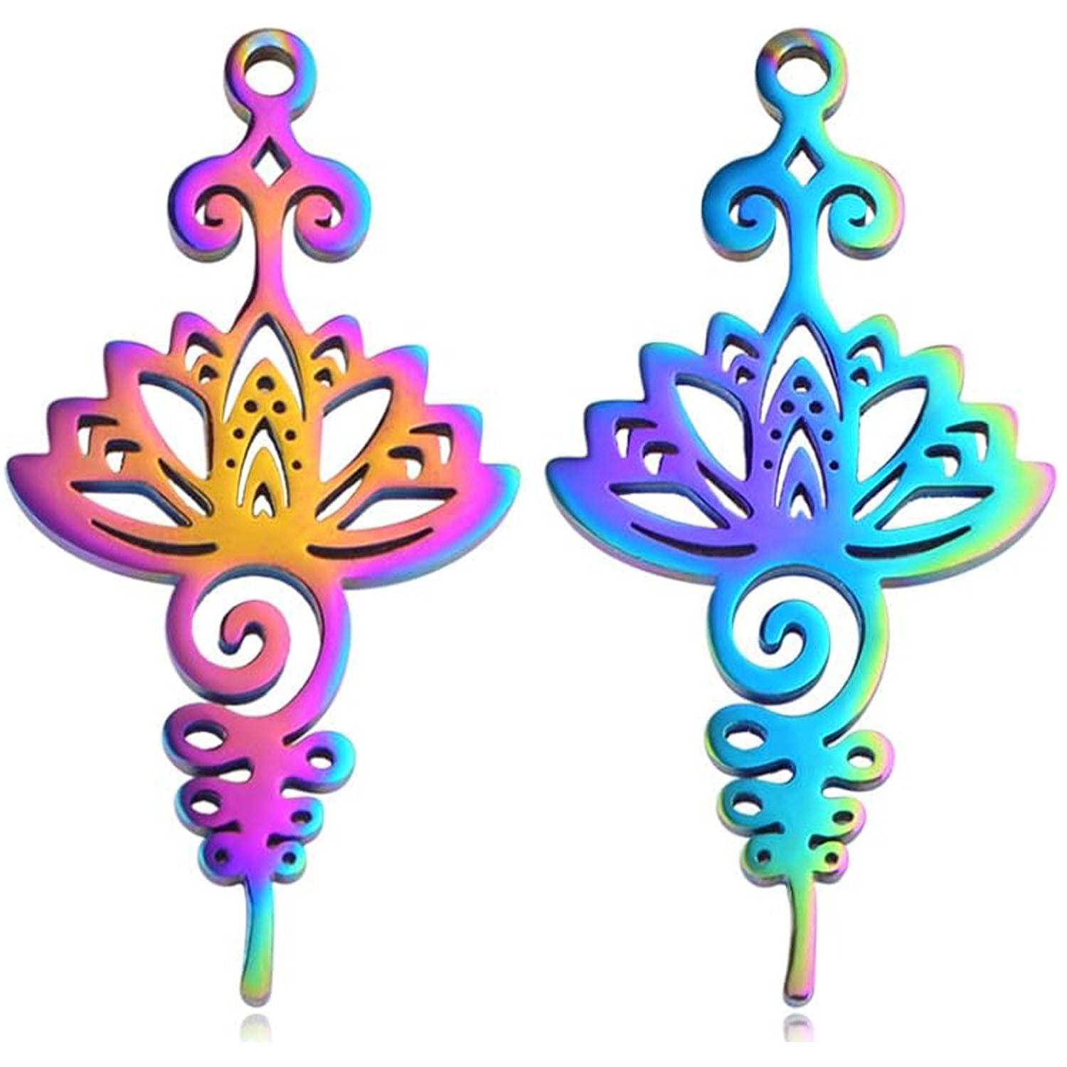 24pcs Enamel Rose Flower Charms – Alloy Dangle Pendants For DIY Jewelry Making, 4 Colors, 30x22mm