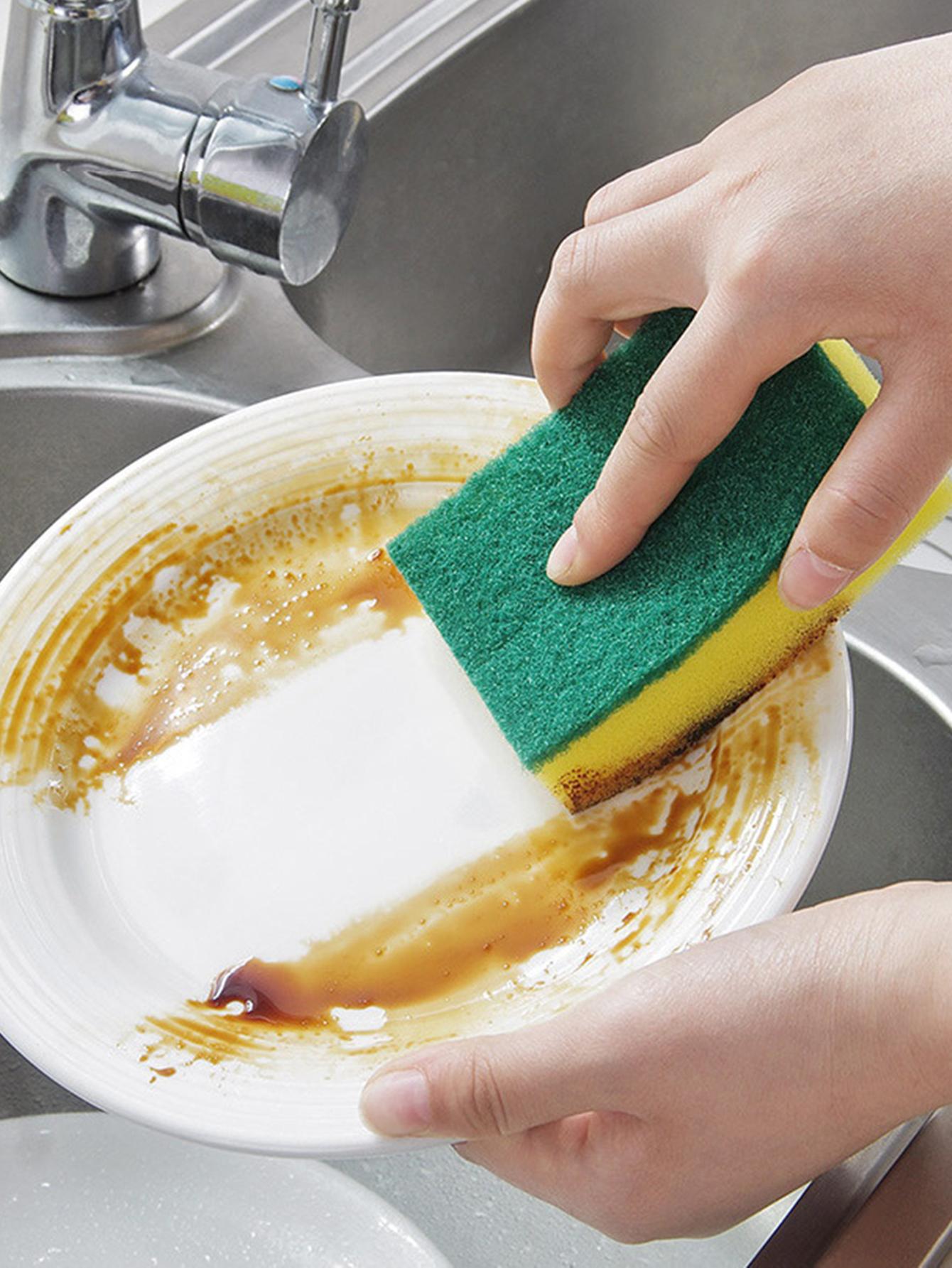 10pcs Random Color Household Thickened Kitchen Rag, Dishcloth, Special