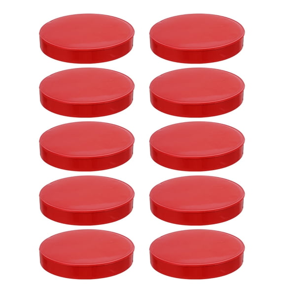 10pcs Red PVC Pipe End Caps 4 48 Inch Durable and Versatile for Gas Drainage and Water Supply Pipes