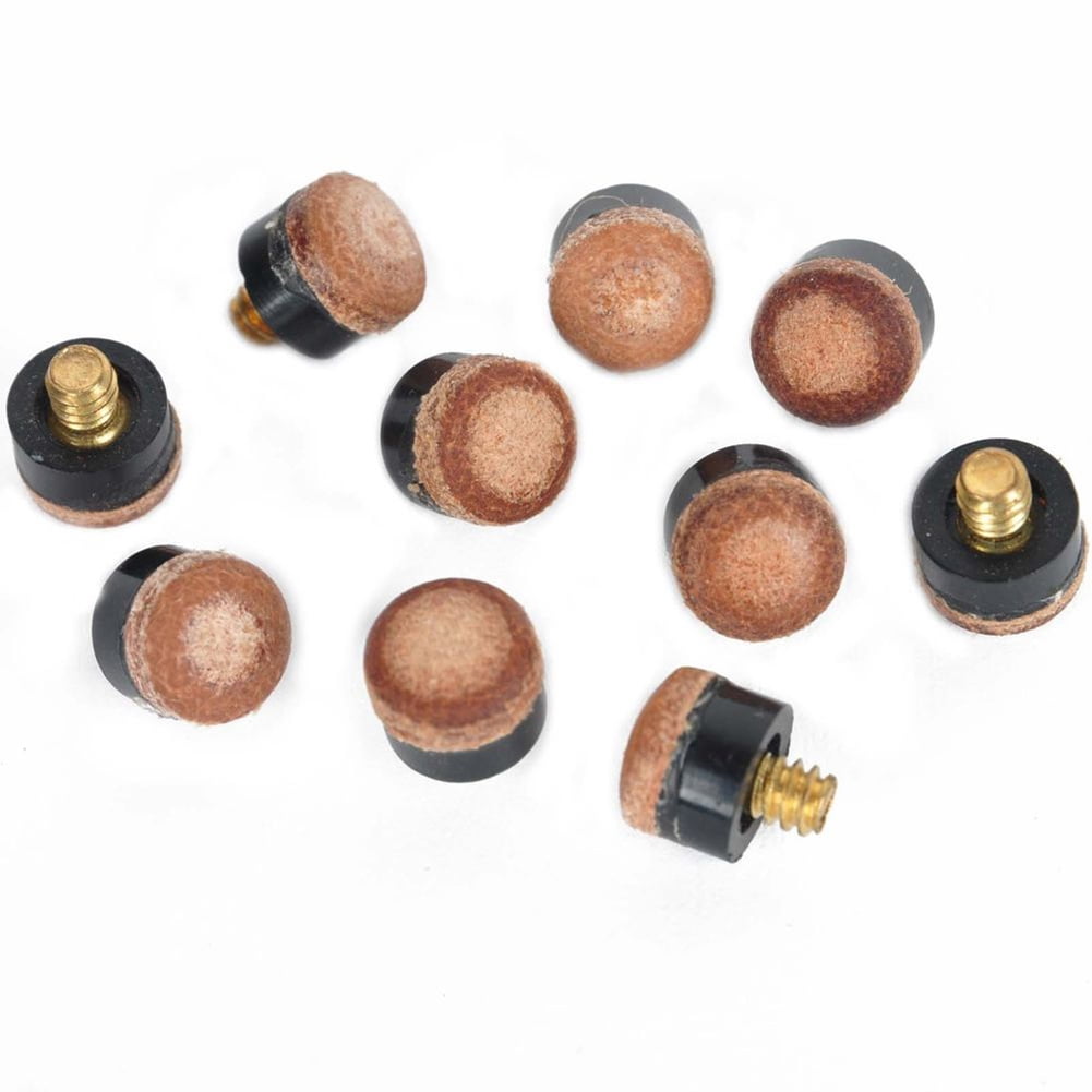 10PCS SNOOKER POOL Cue Pole Tip Billiards Rod Stick Replacement Parts 10PCS SNOOKER POOL Cue Pole Tip Billiards Rod Stick Replacement Parts