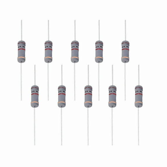 10pcs Resistor 5W 5% Tolerance Carbon Film Resistors Axial Lead Gray -68R-5W