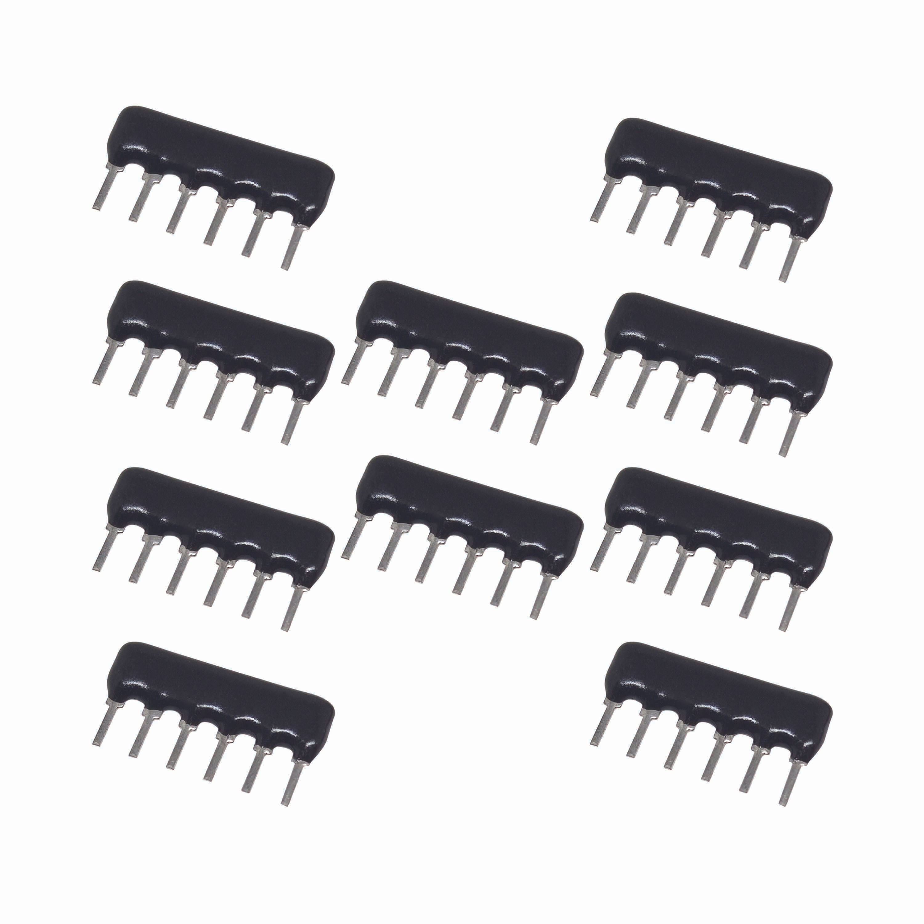 10pcs Resistor Network Array 5% Bussed Type 2.54mm Pitch SIP-5 SIP-6 ...