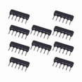 thumbnail image 1 of 10pcs Resistor Network Array 5% Bussed Type 2.54mm Pitch SIP-5 SIP-6 DIP Exclusion Resistor -330R-6P, 1 of 2