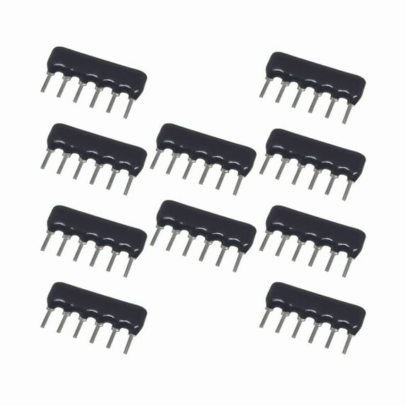 10pcs Resistor Network Array 5% Bussed Type 2.54mm Pitch SIP-5 SIP-6 DIP Exclusion Resistor -330R-6P