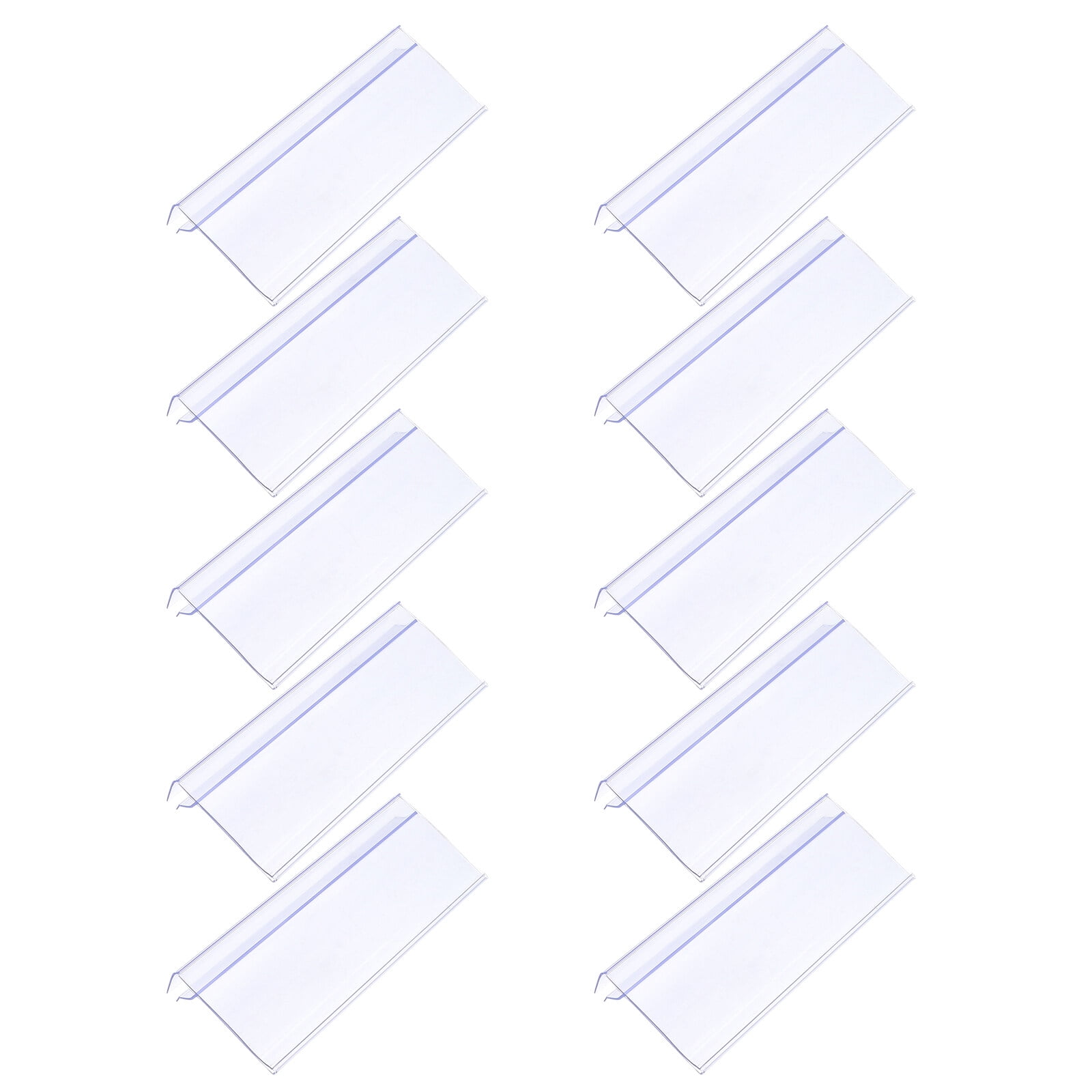 10pcs Retail Shop Price Tag Label Holder Clear Plastic Supermarket