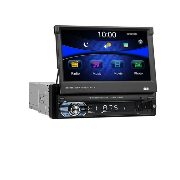 10pcs Retractable 1 Din Radio Car Stereo Audio 7 inch MP5 MP4 Player Aux/USB/TF/FM/touch screen/bluetooth menu ,Accurate Channel Search