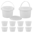 thumbnail image 1 of 10pcs Reusable Ice Cream Containers Homemade Ice Cream Box   Stackable Storage Containers, 1 of 6