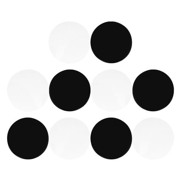 Milisten Action Figures Accessories Acrylic Mini Round Bases 10Pcs 2.0X2.0X0.1In