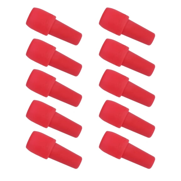 10pcs Reusable Silicone Corks Wine Bottle Rorks Flexible Wine Stopper Wine Bottle Corks for Beer Champagnes Bottle
