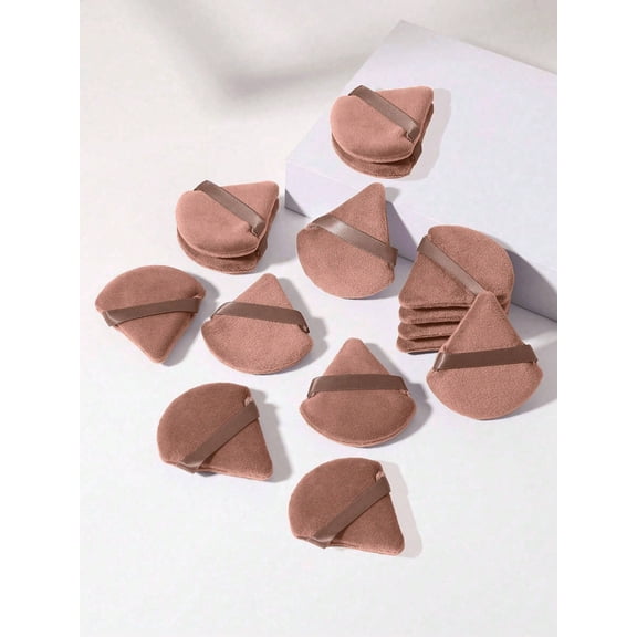 10pcs Reusable Triangle Makeup Sponge Multi Functional Makeup Tool For Foundation Concealer BB Cream Sunscreen Cushion Blush Etc Perfect Substitute Fo