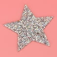 thumbnail image 1 of 10pcs Rhinestone Star Applique Iron On Clothes Patch for Dress Shoes Bag Hat,Rhinestone Applique, 1 of 6