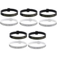 10pcs Ring Ruler US Size Ring Gauge Finger Size Measuring Rings Jewelry