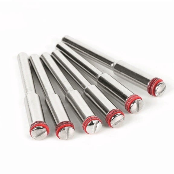 10pcs Rotary Tool Accessory Kit - 1/8 Shank Mandrels for Disc Cutting, Polishing And Drilling Attachments