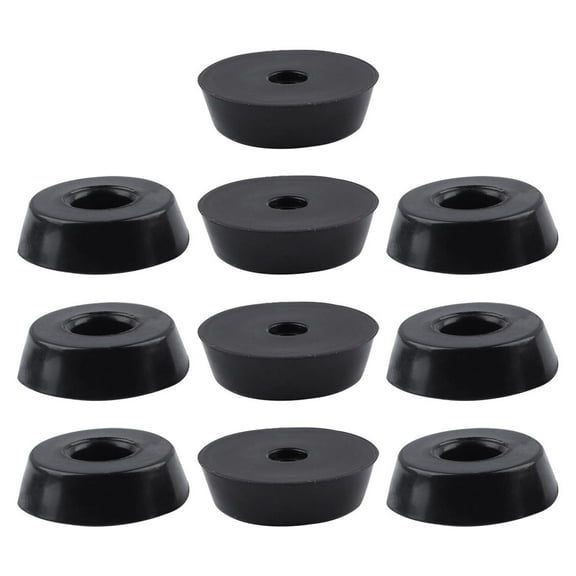 10pcs Rubber Feet Bumper Pad for Furniture Printer Chair Leg,  D18x15xH5mm