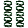 thumbnail image 1 of 10pcs Saint Patrick'S Day Silicone Bracelet Girl Boy Performance, 1 of 20