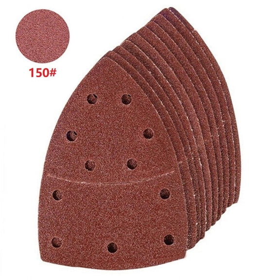 10pcs Sanding Sheets 11 Holes For PSM 160A Detail Palm Sander Grit 40-
