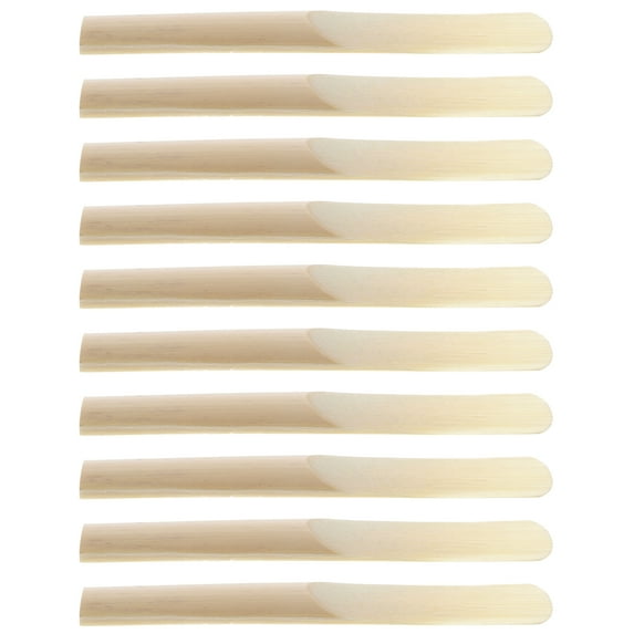 FOMIYES 10Pcs Alto Saxophone Reeds Replacement Beige Musical Instrument Accessories for Professional and Beginner Use