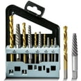 thumbnail image 1 of 10pcs Screw Extractor Set, 3.2-10.3mm Heavy Duty Metal Broken Bolt Extractor for Rust Damaged Bolts Easy Out Screw Remover Tools, 1 of 8