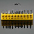 thumbnail image 1 of 10pcs Screwdriver Bits Set Hexagon Shank For Power Electric Drill Impact Driver, 1 of 5