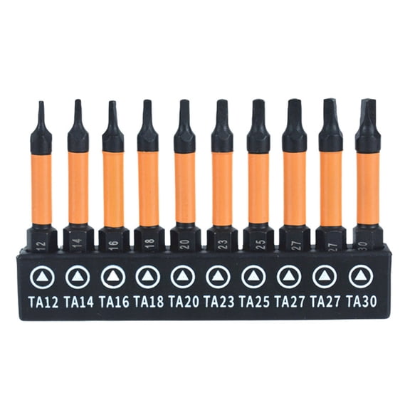10pcs Screwdriver Triangles Bit Ergonomically Designs for Comfort Suitable for Home and Professional Use Accessory