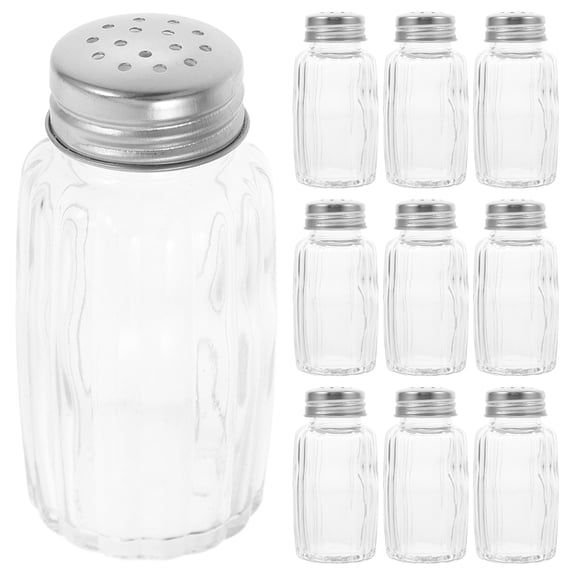 GAXIRE Condiment Bottles Stainless Steel 10Pcs 3.1X1.6X1.6In