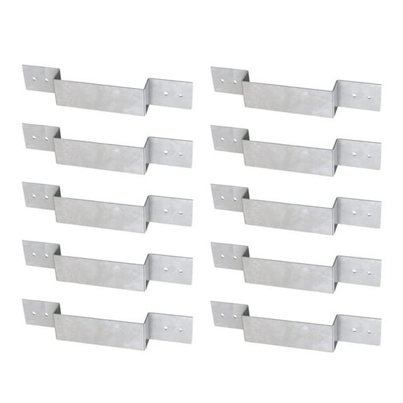 10pcs Security Fence Post Supports Garden Fence Column Mounting for Outdoor Use