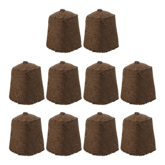 10 Pcs Seedling Block Seedlings Block Healthier Plant Growth Peat Soil Block Flower Soil Nutrient Soil