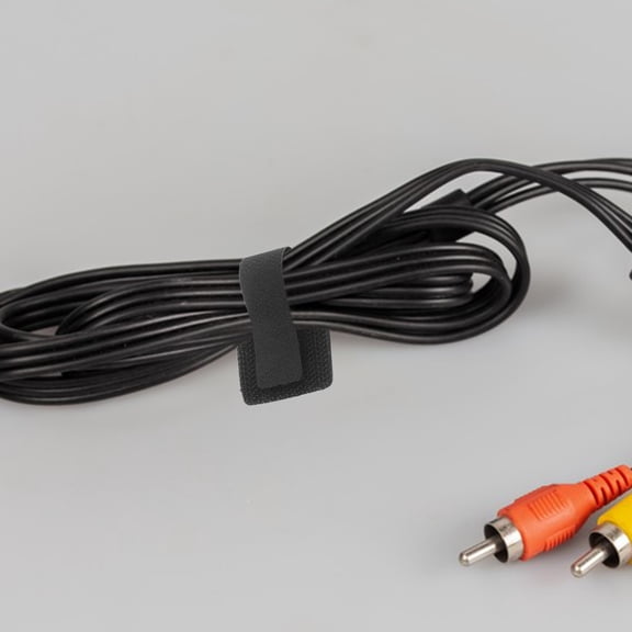 LITINKIMI Durable Black Cord Wraps, Quick and Simple Cable Organization, 10Pcs