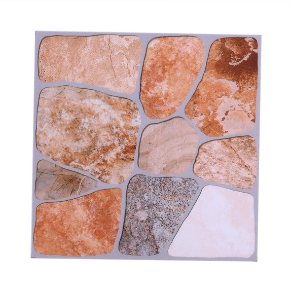 10pcs Self-Adhesive PVC Waterproof Wall Tile Sticker DIY Home Bathroom Decoration(15*15cm)