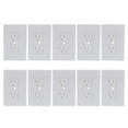 10pcs SelfClosing Standard Outlet Covers Wall Socket Plugs Baby Safety