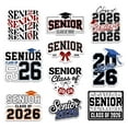 thumbnail image 1 of 10pcs Senior 2026 Stickers, Sticker For Student, Graduation Class Of 2026 Gift, Waterproof sticker Decoration For Laptop Book Kindle, 1 of 7