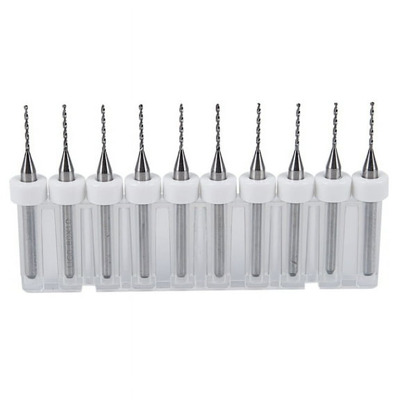 10pcs/Set 0.8mm High Quality PCB Print Circuit Board Carbide Mini Drill Bits Tool