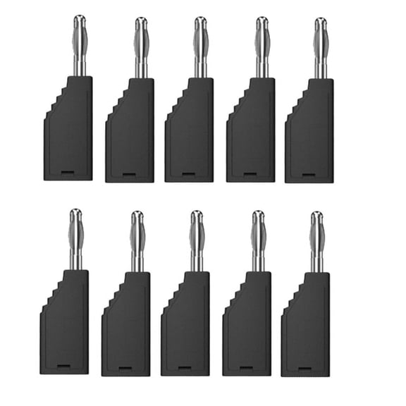 10pcs/Set Connector Plug J.10054 4mm Stackable Plug Banana Plug Face Connector Wir G4540