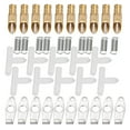 thumbnail image 1 of 10pcs/ Set Stainless Steel Automatic Nipple Waterer for Rabbit Rat Ferrets(Duckbill), 1 of 8
