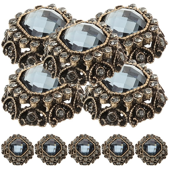 10pcs Sewing Button Rhinestone Clothing Diy Button Sewing Button Fastener Sewing Supply