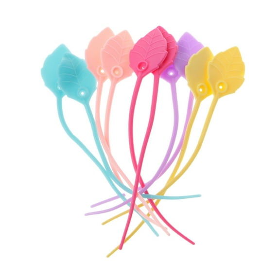 10pcs Shape Silicone Tie Cable Reusable Package Sealing Artifact for Snacks Bread Wrapping Accessory