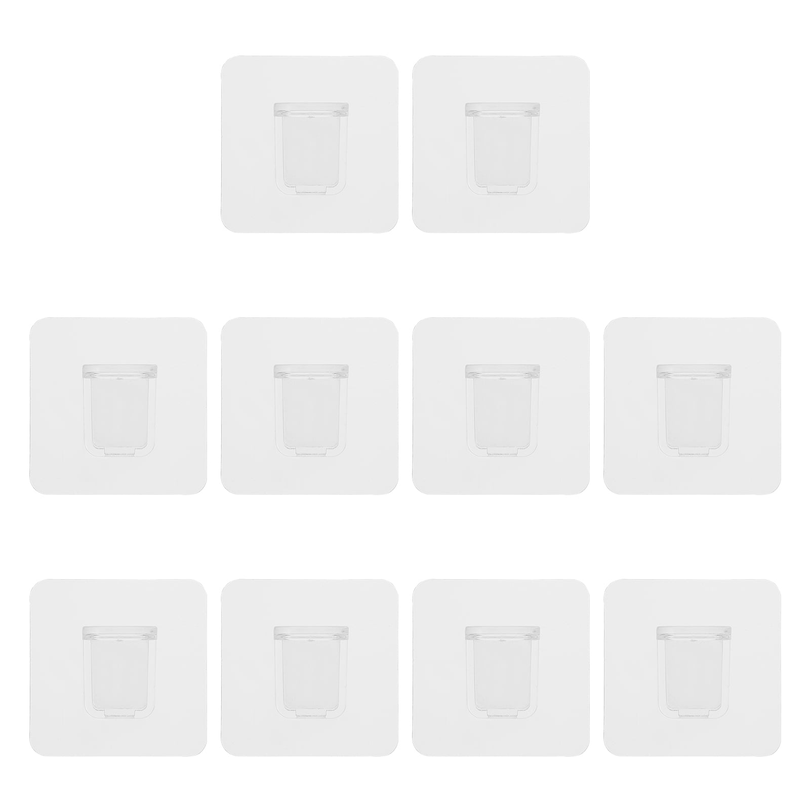 10pcs Shelf Support Adhesive Pegs Plastic Shelf Clips Shelf