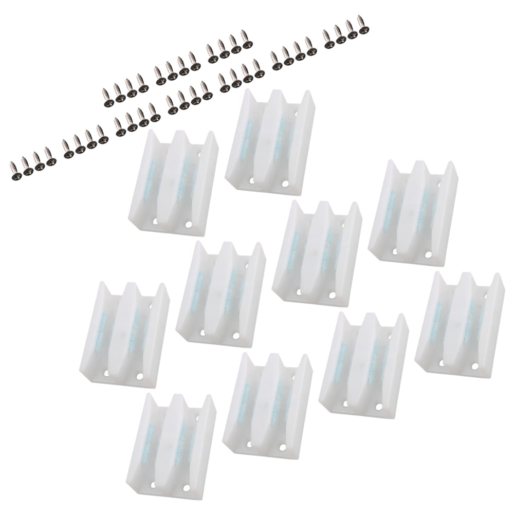 10pcs Shower Door Blocks Shower Door Bumpers Shower Door Guides for
