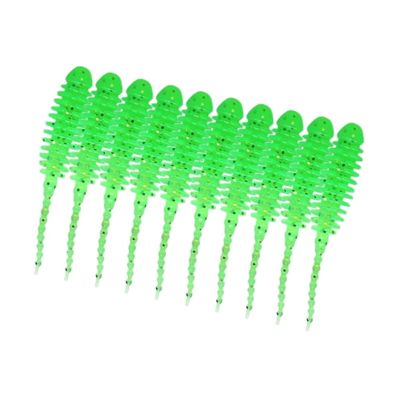 10pcs Silicone Fishing Lures Fishing Lure Simulation Lures Artificial Baits Baits Needle Tail Soft Baits