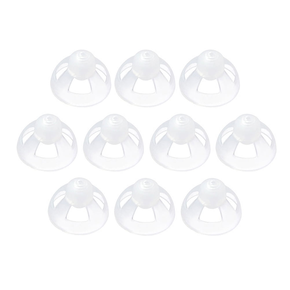 10pcs Silicone Hearing Aid Dome Earplug Hearing Aid Ear Tips Hearing Aid Open Dome