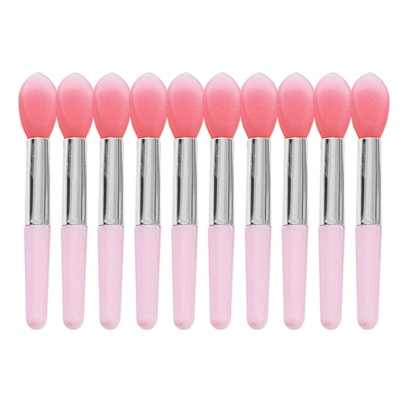 10pcs Silicone Lip Brushes Makeup Lipstick Brush Wands Applicator Cosmetic Wands