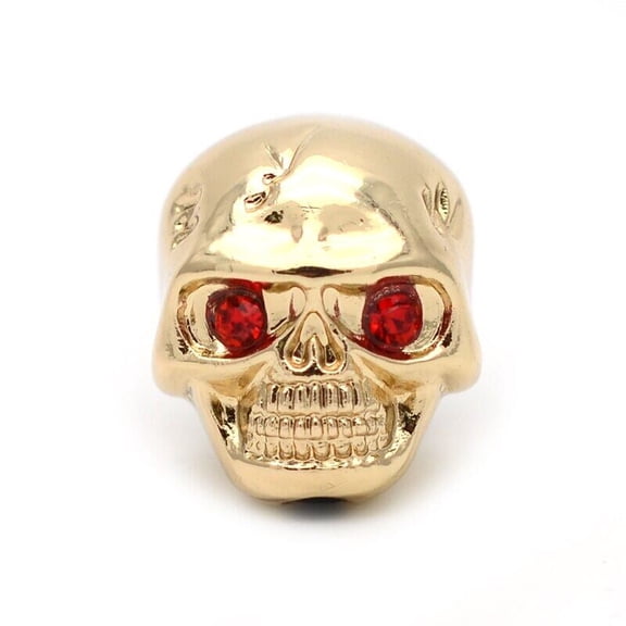 10pcs Skull Head Electric Guitar Volume Tone Tuning Knob Bass Metal Tuner Pot Control Knobs Black /Chrome/Gold