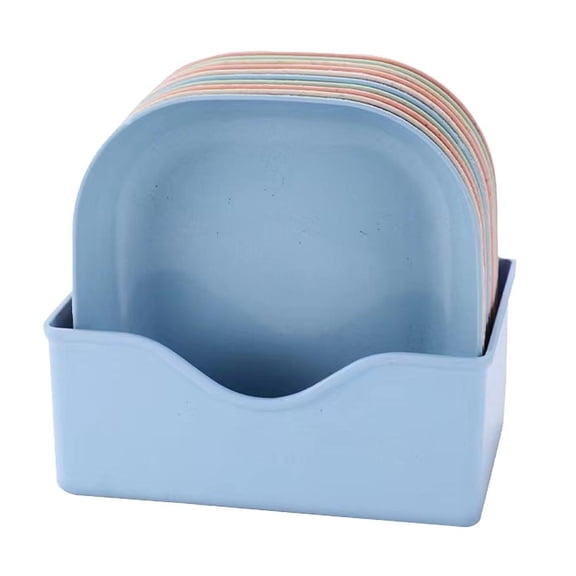 10pcs Small Dessert Bowls Spit Bone Dish Lightweight Unbreakable Snack Bowls for Fruits Pudding Cookies