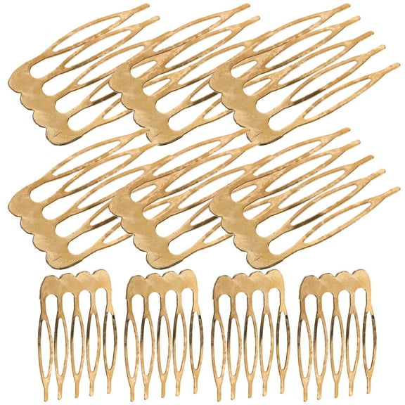 10pcs Small Hair Combs Tiny Side Hair Combs Slide Combs Wedding Headpieces Crafting Supplies