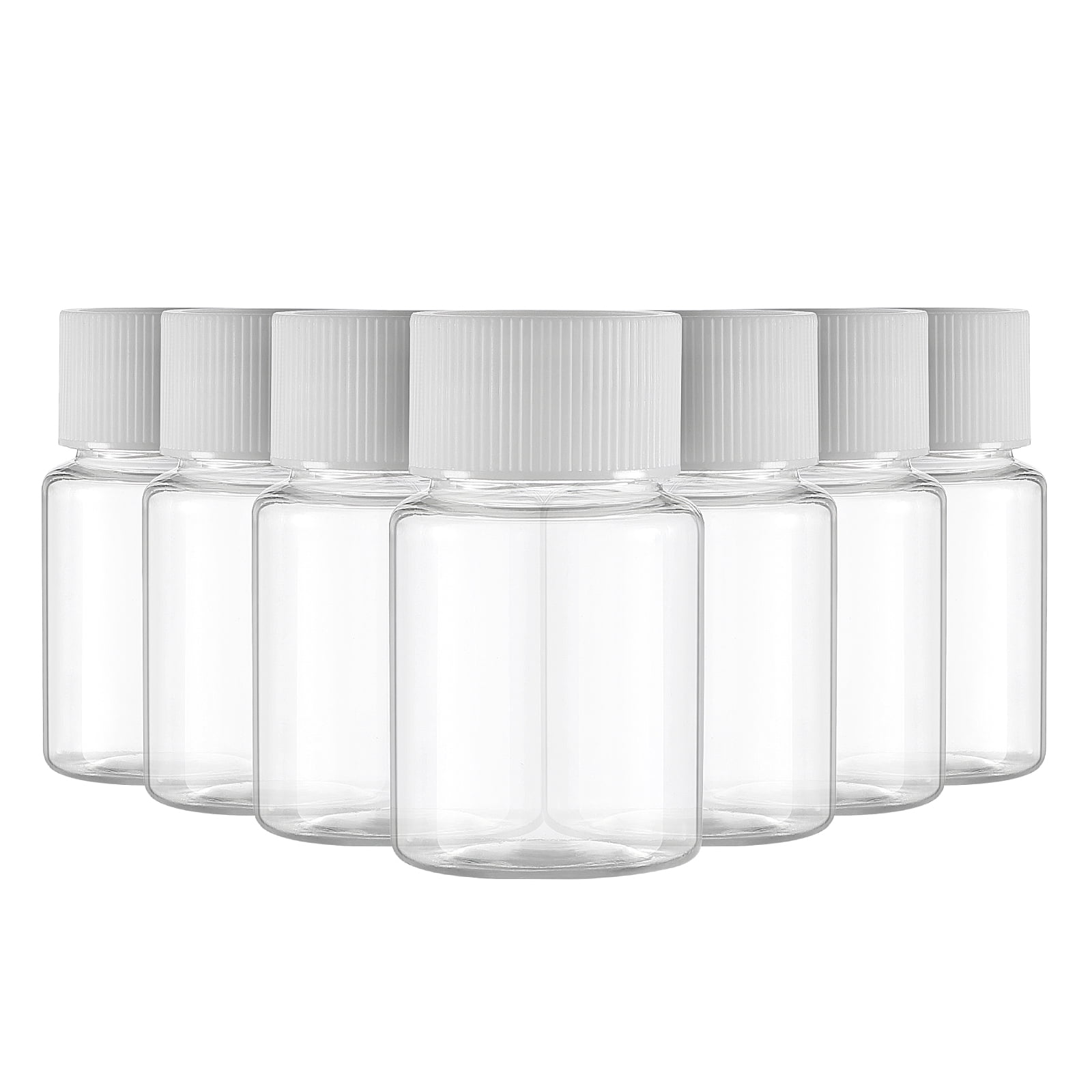 10pcs Small Plastic Bottles Travel Portable Containers Sample Bottles Plastic Vials with Lids